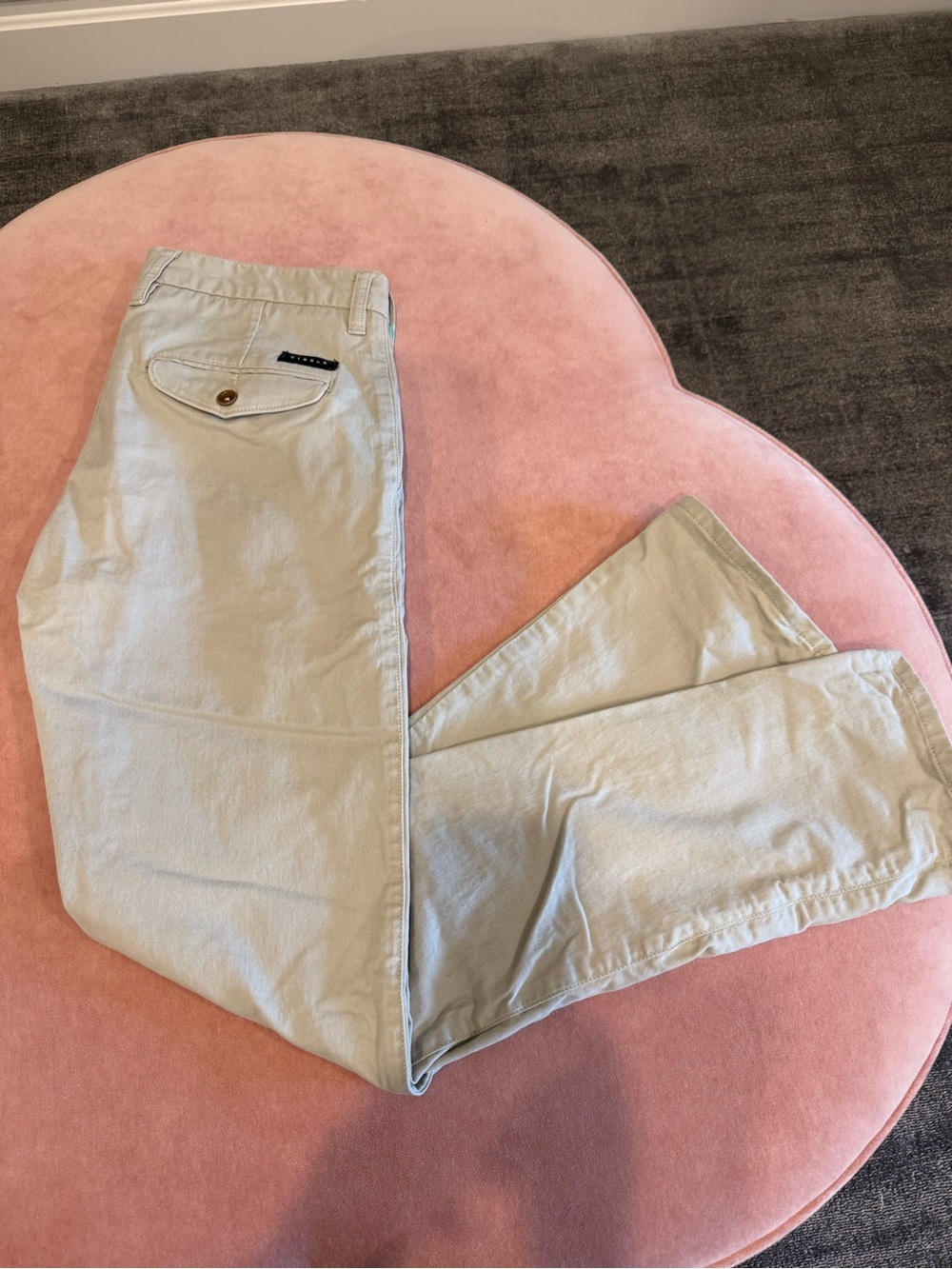 Vissla Men's Casual Chino Pants in Light Beige